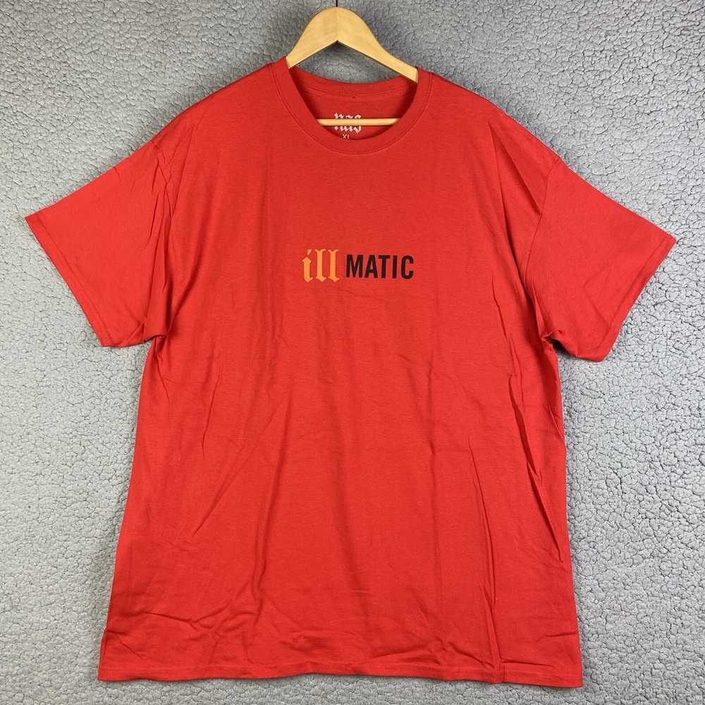 NAS Illmatic‎ T-Shirt NY State of Mind Mens Sz XL Red 90s rap y2k hip hop